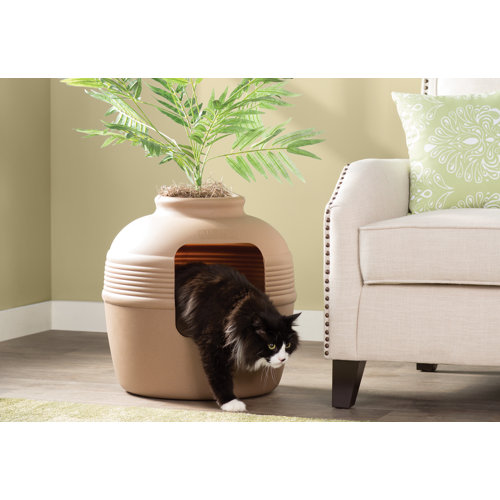 Archie & Oscar™ Lipton Covered Hidden Cat Litter Box with Decorative Planter & Reviews Wayfair